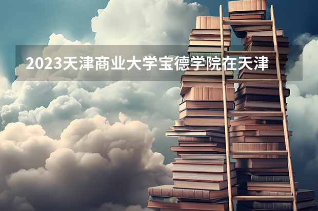2023天津商业大学宝德学院在天津高考专业招生计划人数数量是多少