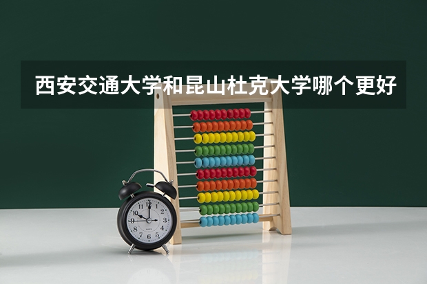 西安交通大学和昆山杜克大学哪个更好 历年录取分数线对比