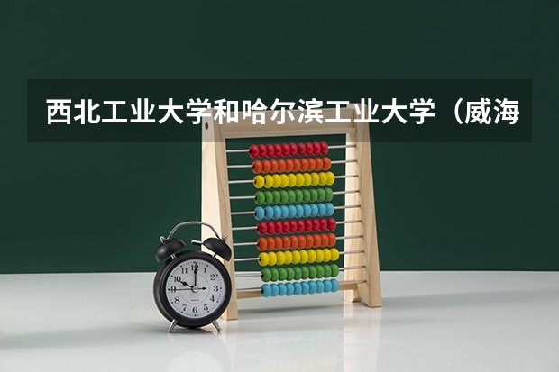 西北工业大学和哈尔滨工业大学（威海）哪个更好 历年录取分数线对比