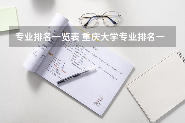 专业排名一览表 重庆大学专业排名一览表 中国大学专业排名