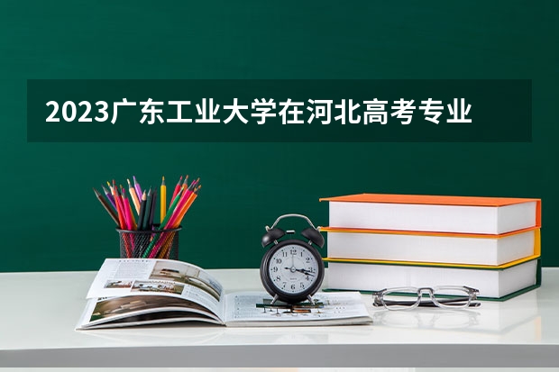 2023广东工业大学在河北高考专业招生计划人数数量是多少