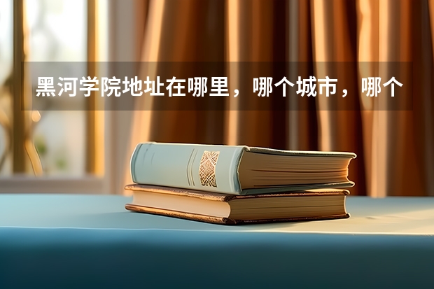 黑河学院地址在哪里,哪个城市,哪个区?