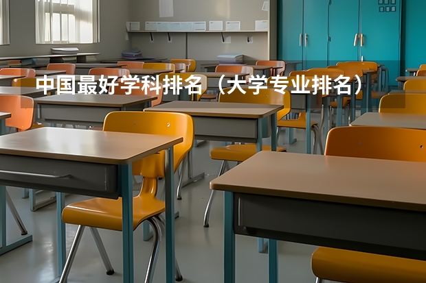 中国最好学科排名（大学专业排名）