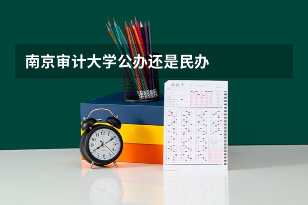 南京审计大学公办还是民办