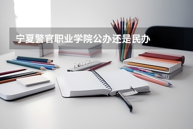 宁夏警官职业学院公办还是民办