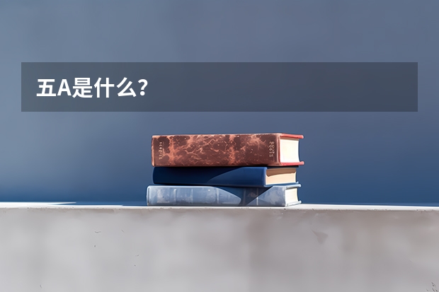 五A是什么？