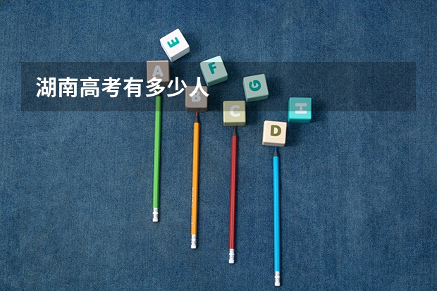 湖南高考有多少人