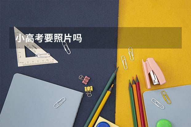 小高考要照片吗