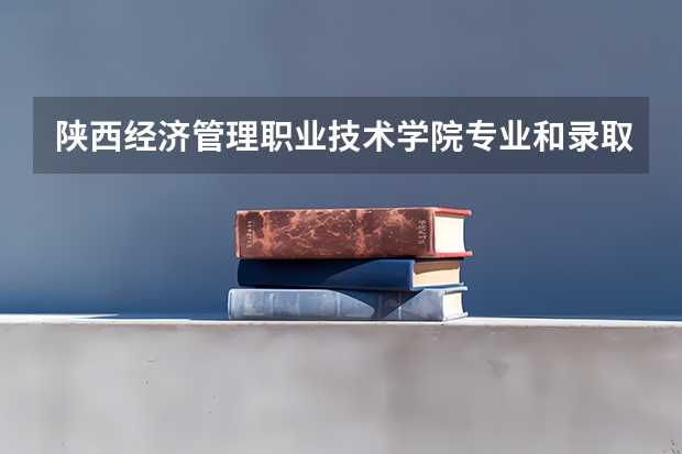 陕西经济管理职业技术学院专业和录取分数线是多少