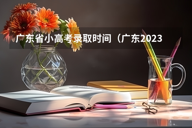 广东省小高考录取时间（广东2023年小高考报名时间）