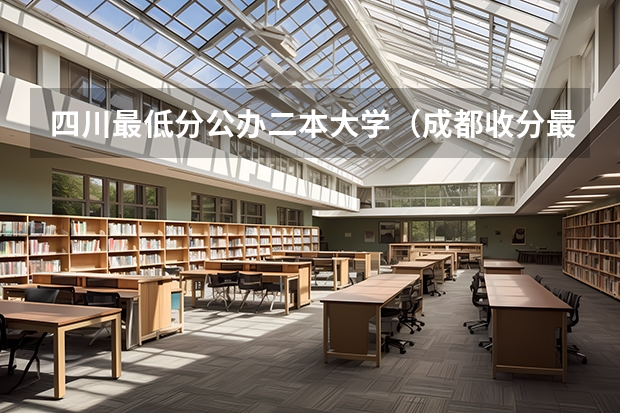 四川最低分公办二本大学（成都收分最低的公办二本）