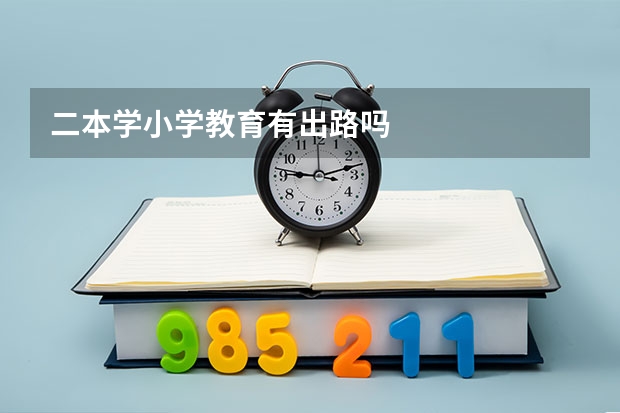 二本学小学教育有出路吗