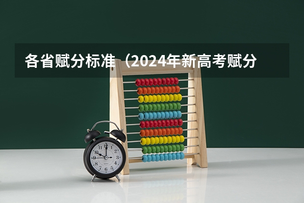 各省赋分标准（2024年新高考赋分表）