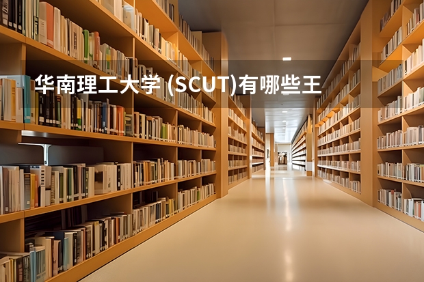 华南理工大学 (SCUT)有哪些王牌专业?