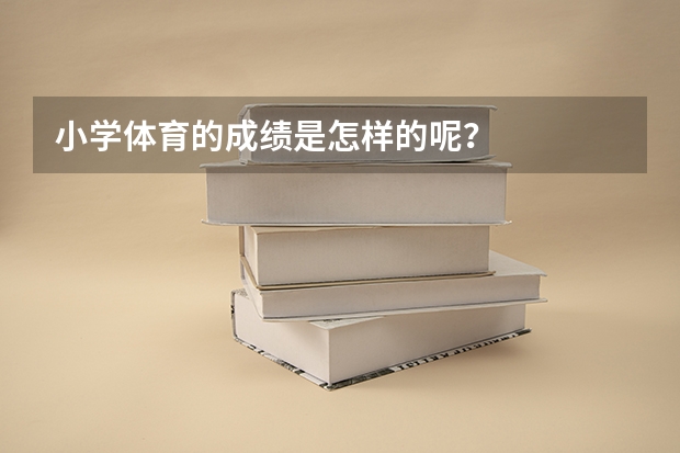 小学体育的成绩是怎样的呢？