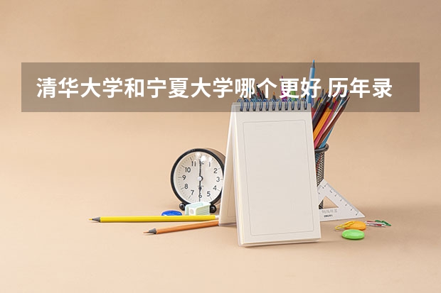 清华大学和宁夏大学哪个更好 历年录取分数线对比