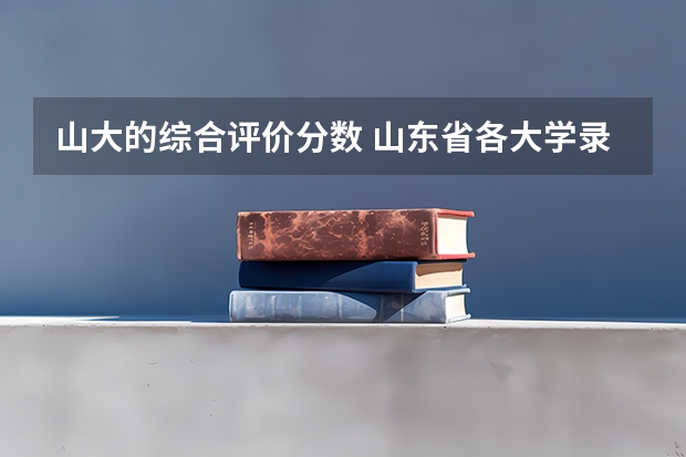山大的综合评价分数 山东省各大学录取分数线