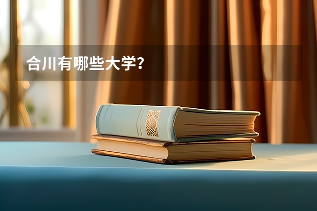 合川有哪些大学？