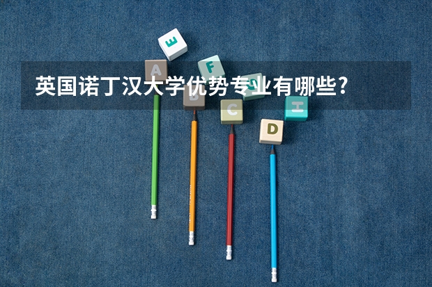 英国诺丁汉大学优势专业有哪些?