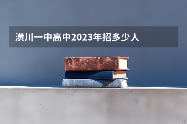 潢川一中高中2023年招多少人
