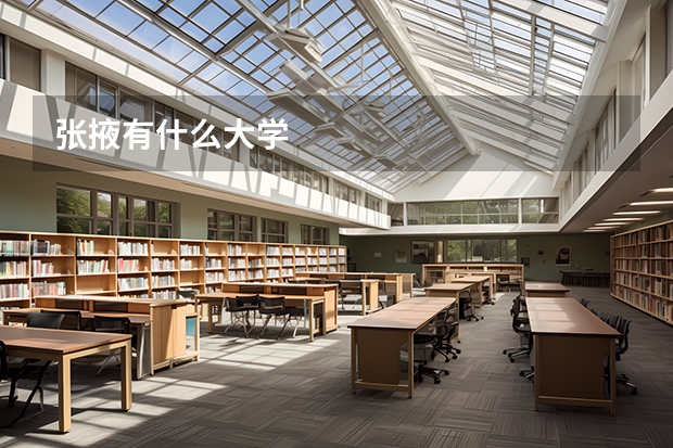 张掖有什么大学