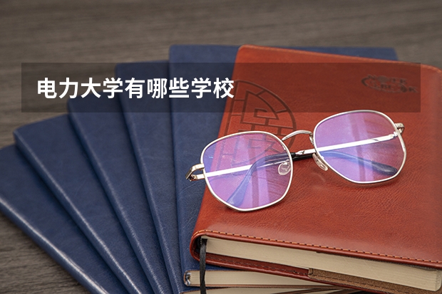 电力大学有哪些学校