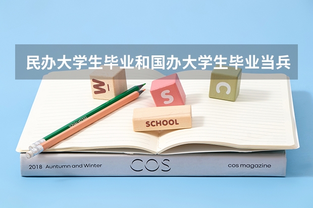 民办大学生毕业和国办大学生毕业当兵享受的待遇一样吗？