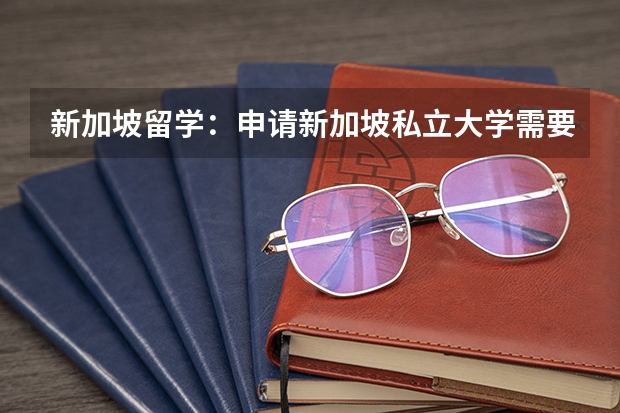新加坡留学:申请新加坡私立大学需要什么条件