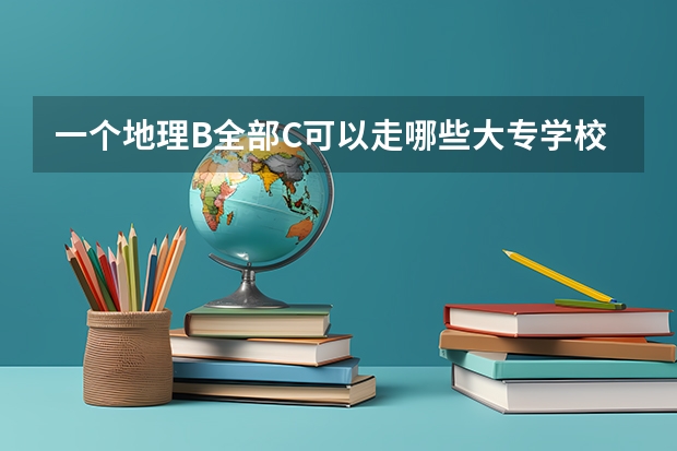 一个地理B全部C可以走哪些大专学校