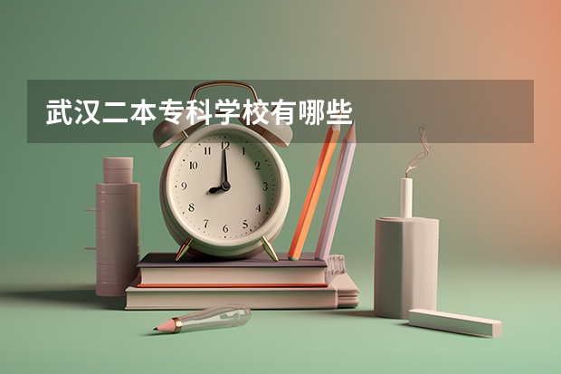 武汉二本专科学校有哪些