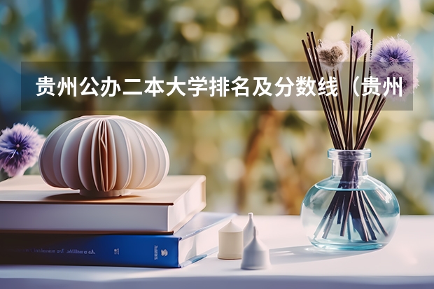 贵州公办二本大学排名及分数线（贵州最低分二本大学-贵州分数最低的本科大学公办（文理科））