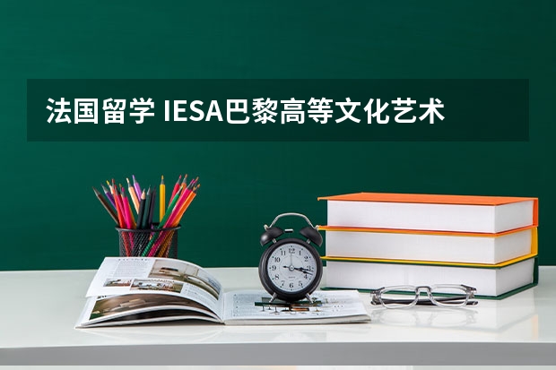 法国留学 IESA巴黎高等文化艺术管理学院概况 艺术大学本科排名