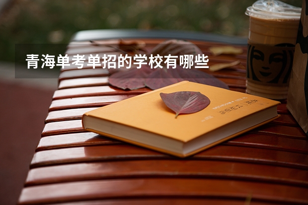 青海单考单招的学校有哪些
