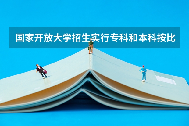 国家开放大学招生实行专科和本科按比例招生了，你知道吗？