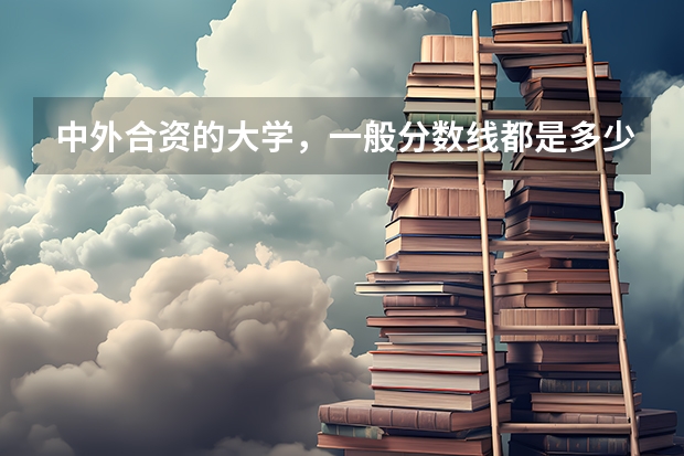 中外合资的大学，一般分数线都是多少？