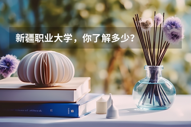 新疆职业大学，你了解多少？