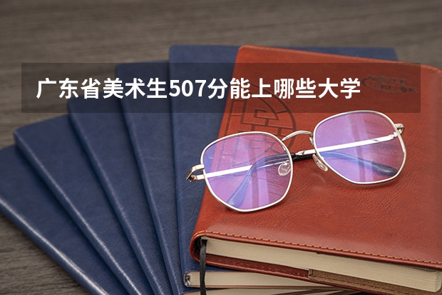 广东省美术生507分能上哪些大学