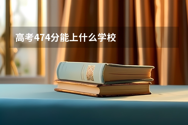 高考474分能上什么学校