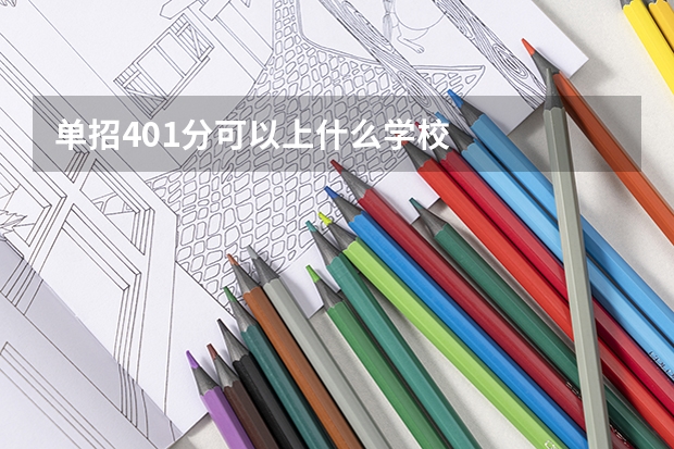 单招401分可以上什么学校