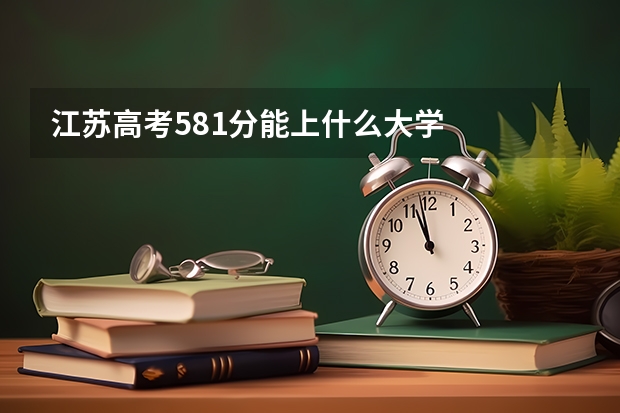 江苏高考581分能上什么大学