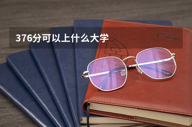376分可以上什么大学