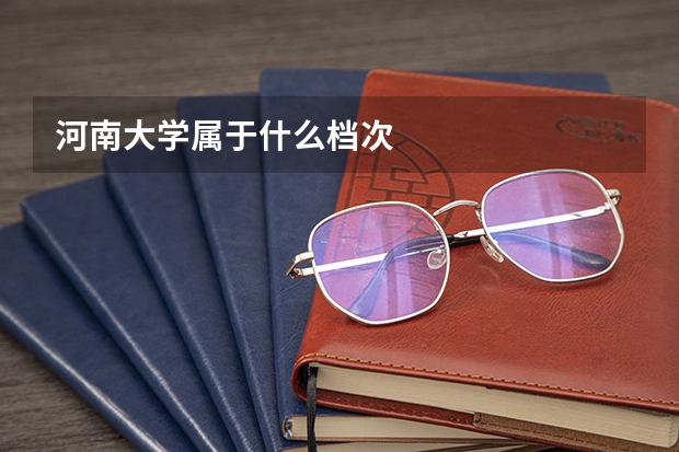 河南大学属于什么档次