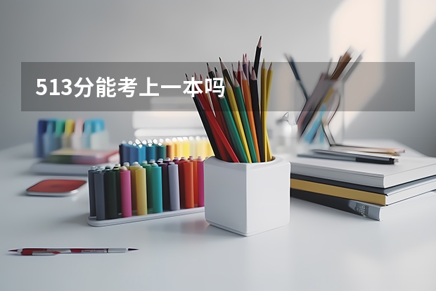 513分能考上一本吗