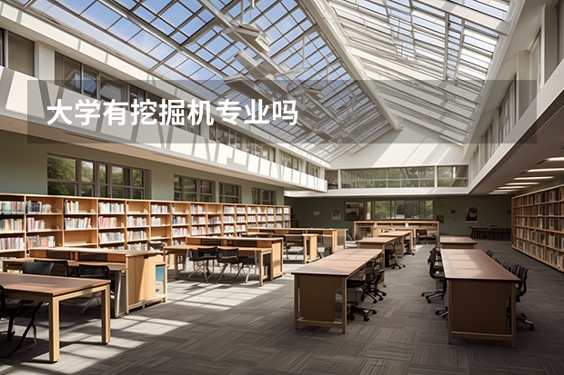 大学有挖掘机专业吗