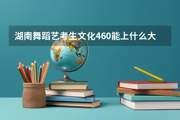 湖南舞蹈艺考生文化460能上什么大学