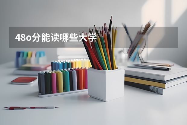 48o分能读哪些大学