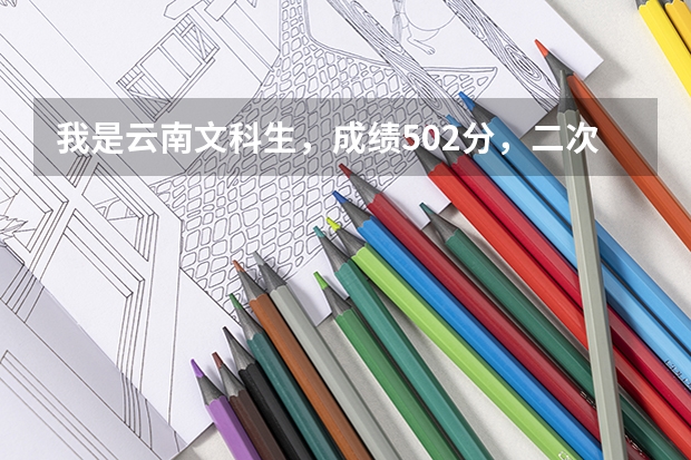 我是云南文科生，成绩502分，二次征集我报了云南民族大学（二本）小语种，民族生，有希望吗?