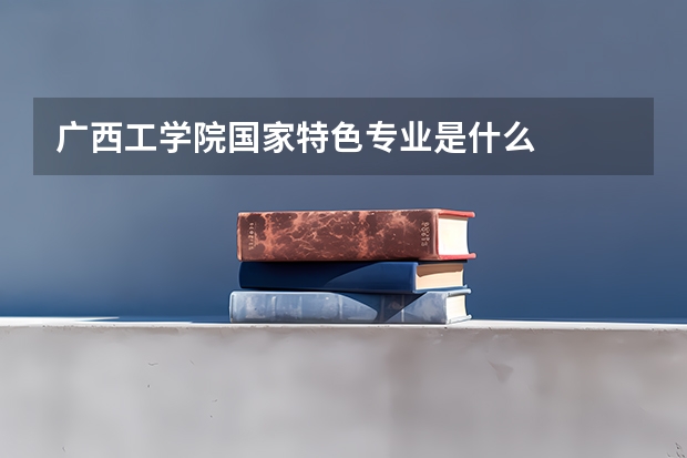 广西工学院国家特色专业是什么