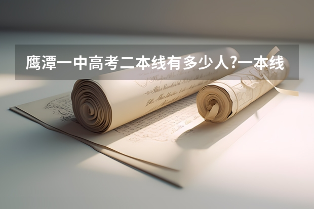 鹰潭一中高考二本线有多少人?一本线多少人?