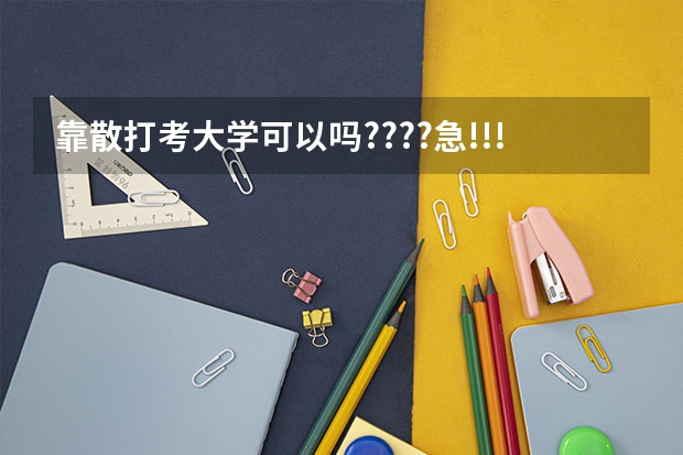 靠散打考大学可以吗????急!!!!!!!!